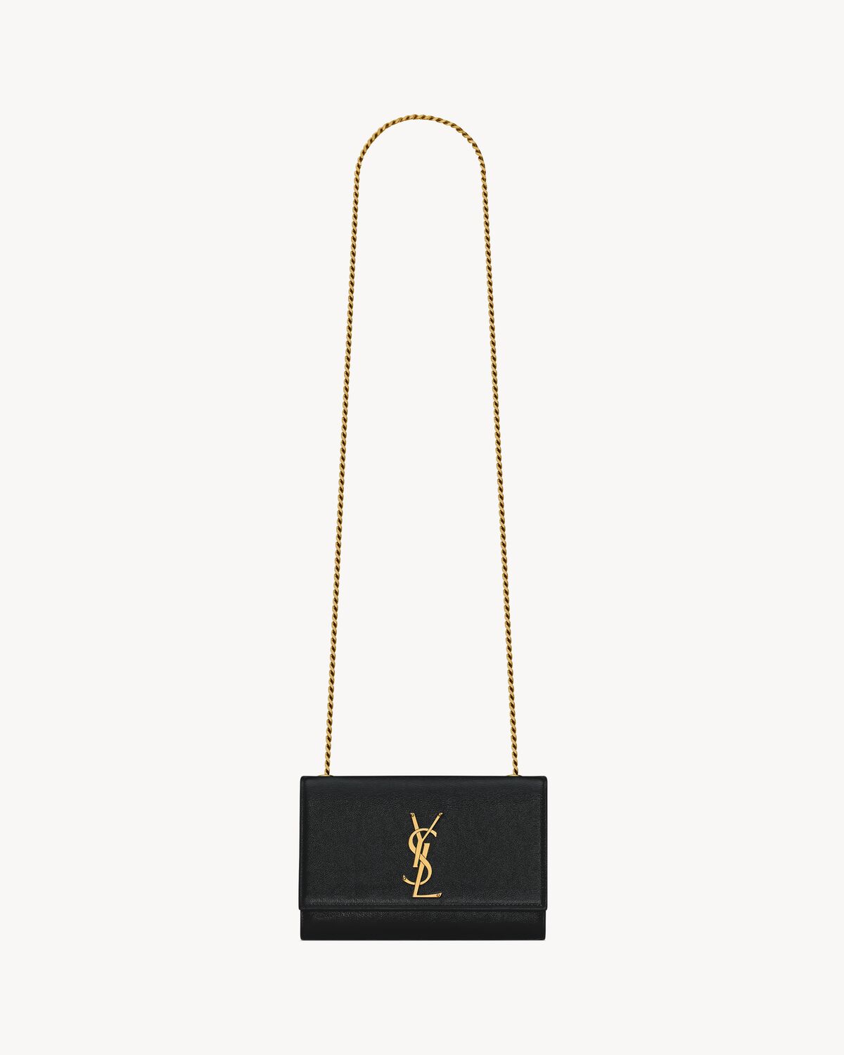 YSL Kate Small in Shiny Grained  Leather - Image 1